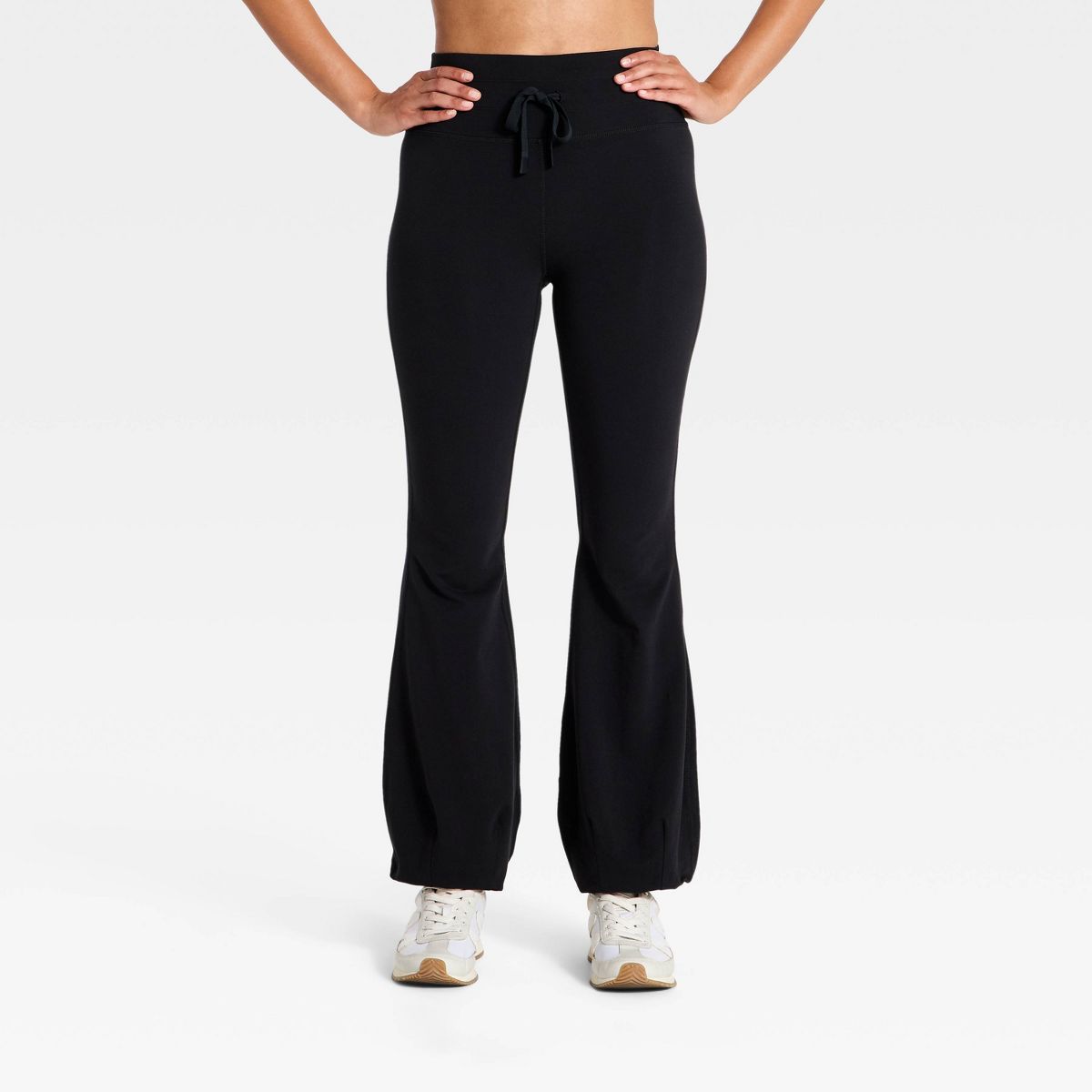 Women's High-Rise Active Tie Bubble Hem Pants - JoyLab™