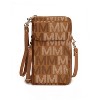MKF Collection Cossetta Cell Phone Crossbody Wristlet Handbag Vegan Leather Versatile Multi-Use Phone Holder by Mia K - 2 of 4