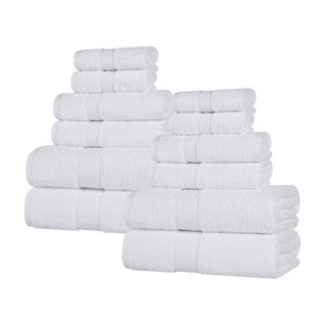 Organic Cotton Medium Weight Solid Towel Set by Blue Nile Mills - 1 of 4