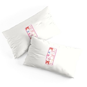 Deny Designs King April Lane Art Fancy Bow Monogram I Microfiber Printed Pillow Sham - 1 of 3