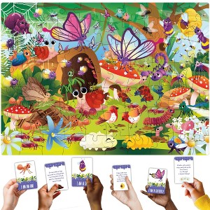 QUOKKA Search and Find Puzzles for Kids Ages 4-6 - Riddle Kids Puzzles 6-8 Years Old - 70 Unique Pcs | 20 Illustrated Cards | Children Themes - 1 of 4