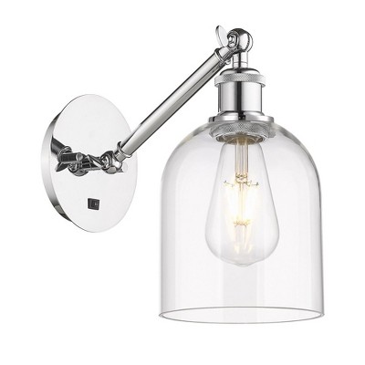Bella - 1 Light Arm Adjusts Up and Down Wall Sconce In Industrial Style-9.5 Inches Tall and 5.5 Inches Wide