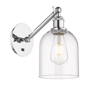 Bella - 1 Light Arm Adjusts Up and Down Wall Sconce In Industrial Style-9.5 Inches Tall and 5.5 Inches Wide - 1 of 1