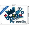 Trends International Hello Kitty and Friends: 21 Sports - Badtz-Maru Soccer Framed Wall Poster Prints - 3 of 4