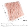 18-inch Luxury Square Accent Plush Pillow – For Bedroom or Living Room by Hastings Home - 2 of 4