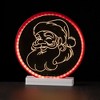 13"H Sullivans Christmas LED Santa Ring, Red, Indoor Christmas Decor - 4 of 4