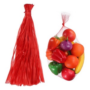 Unique Bargains Seafood Vegetable Grocery Shopping Stretchable Reusable Mesh Produce Bags 100 Pcs - 1 of 4