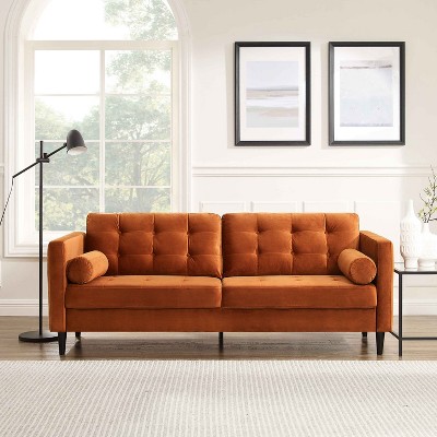 MINIMORE Modern Style 80.3"W Jeses 3Seater Mid-century Sofa