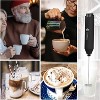 Powerful Milk Frother Wand, Mini Handheld Stainless Steel Whisk, Battery-Powered, Suitable For Coffee, Lattes, Cappuccinos - 3 of 4