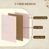 15-Drawer Fabric Dresser, Wood Tabletop, Metal Frame, Tall Chest Organizer, Ideal for Bedroom, Living Room, Hallway, Entryway - 3 of 4