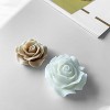 JDICTION 2 Pack Blooming Flower Molds Flower Resin Mold - Resin Casting Silicone Molds for Home Decor & Candle Making Wave Spiral Mold - 2 of 4