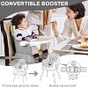 Kinder King 8 in 1 Baby High Chair, Coverts to Dining Booster Seat, Removable Tray & Double Seat Cover, Easy to Wipe - 4 of 4
