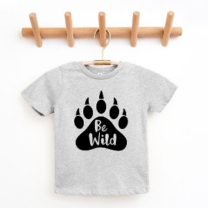 The Juniper Shop Be Wild Bear Paw Toddler Short Sleeve Tee - 1 of 2
