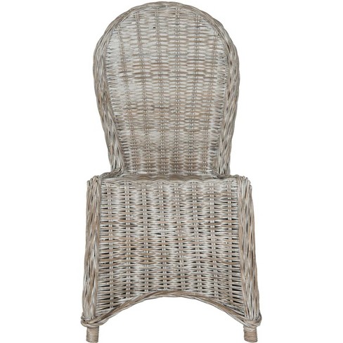 White wicker best sale chair target