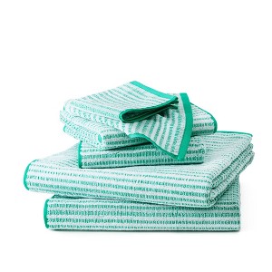 TOWN & COUNTRY PLAY 6-Piece Striped Reversible Terry Brights Set - 1 of 4