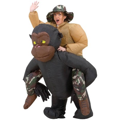  Adult Inflatable Riding Gorilla Costume 