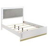 Coaster Home Furnishings Caraway Queen Bed with LED Headboard White and Grey - 2 of 4