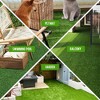 NAYSAYE 3' x 16' Artificial Turf Mat for Dogs with Drainage Holes Large Outdoor Pet Lawn Carpet Terrace Garden, Green - 2 of 4
