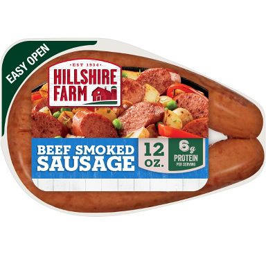 Hillshire Farm Beef Smoked Sausage Rope - 12oz