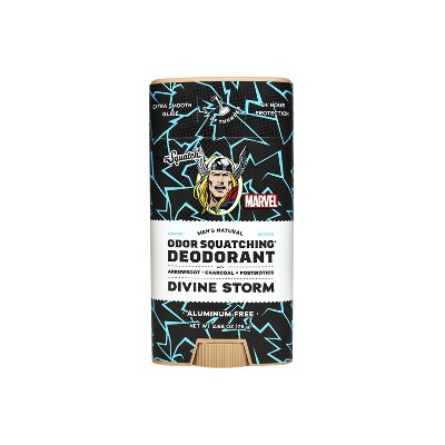 DR. SQUATCH Men's Natural Deodorant - Divine Storm - 2.65oz