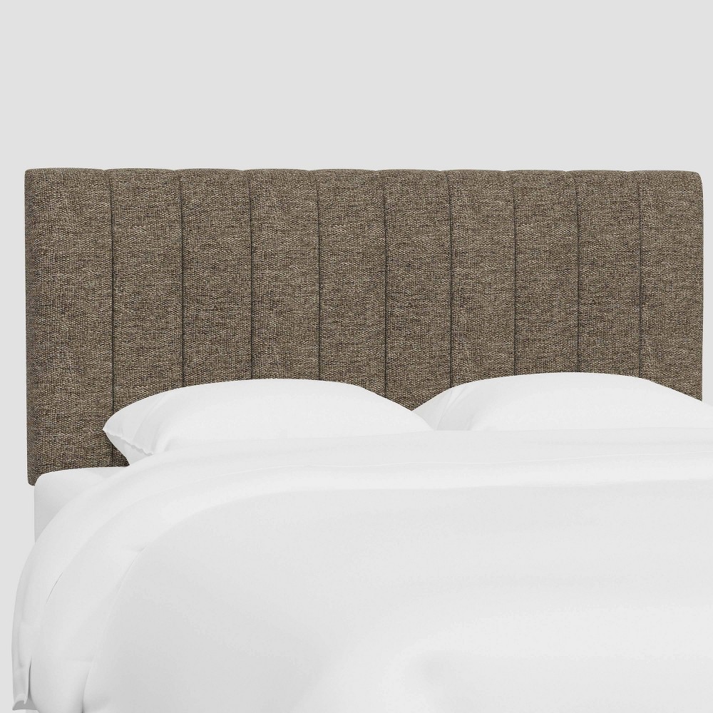 California King Lennon Headboard in Tweed Milsap Granite - Threshold&trade;: Pine Frame, Freestanding Design
