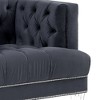 41" Ansario Chair Black Velvet - Acme Furniture: Plush, Tufted, Metal Frame, Easy Clean - 3 of 3