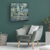 Canvas Wall Art - Claude O Monet  'Monet Japanese Bridge II' Wall Art for Living Room, Bedroom, or Office Décor by Trademark Fine Art - 4 of 4