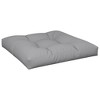 vidaXL Pallet Cushion Gray 31.5"x31.5"x4.7" Fabric - 2 of 4