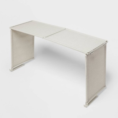 26" Foldable Shelf Divider Gray - Brightroom™