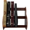 A&S Crafted Products Studio Deluxe Guitar Case Rack Walnut Finish Short Size (5-7 Cases) - 4 of 4