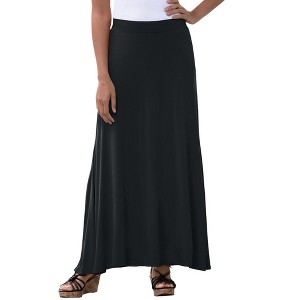 Jessica London Everyday Stretch Knit Maxi Skirt - 1 of 4
