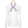 INSPIRE CHIC Women's Floral Printed 100% Cotton Lace Trim Square Scarves 1Pc - 2 of 4
