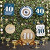 Sparkle and Bash 12 Pieces 40th Birthday Party Supplies, Table Centerpieces, Wall Ceiling Decorations Confetti String - 2 of 4