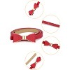 Allegra K Women's Skinny Waist Belt Metal Bow-knot No Buckle Thin Belt 1 Pc - 2 of 4