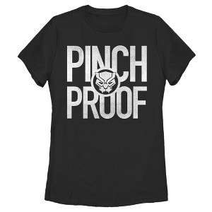 Women's Marvel St. Patrick's Day Black Panther Pinch Proof T-Shirt - 1 of 4