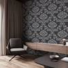 Transform Aroura Black Peel and Stick Wallpaper - 2 of 4