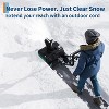 Electric Snow Blower Corded- 15-amp Brushless Motor 25FT Throwing Distance, 180° Rotating Chute Walkways Deck Driveways Snow Thrower - 3 of 4