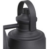 Progress Lighting Weldon 1-Light Outdoor Black Wall Lantern with Curved Clear Seeded Glass Shade - 4 of 4