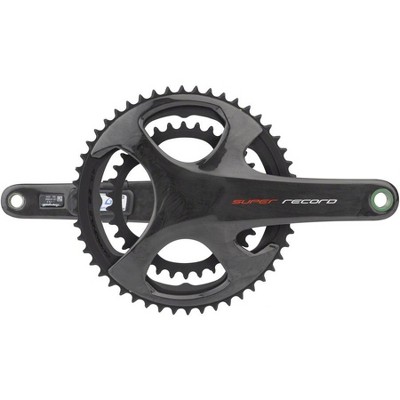 Campagnolo Super Record Crankset with Stages Power Meter - 172.5mm, 12-Speed, 50/34t, 112/146 Asymmetric BCD, Ul-Tq