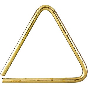 Grover Pro Bronze Hammered Lite Symphonic Triangle 5 in. - 1 of 2