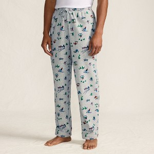 Lands' End Men's Fleece Pajama Pants - 1 of 4