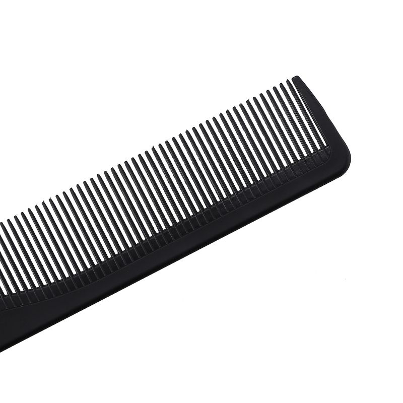 Unique Bargains Hair Comb Classic Styling Compact Comb Detangling Comb for Hair Styling 18cm Plastic Black, 5 of 7
