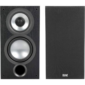 ELAC Uni-Fi 2.0 UB52-BK 3-Way 5.25" Bookshelf Speakers with Single Piece Woofer for Home Theater and Stereo System - 1 of 4