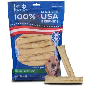 Pet Factory Made in USA Beefhide Chip Rolls - 5" - 1 of 4