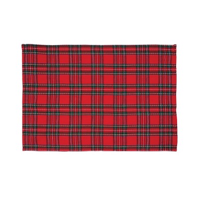 C&F Home Arlington Plaid Cotton Woven Placemat Set of 6