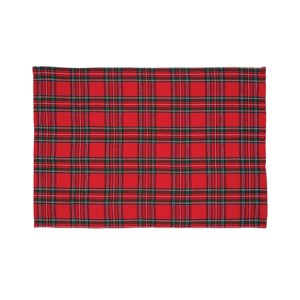 C&F Home Arlington Plaid Cotton Woven Placemats Set of 6, 13" x 19" - 1 of 3