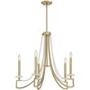 Savoy House Helen 5 - Light Chandelier in  Warm Brass - 3 of 4