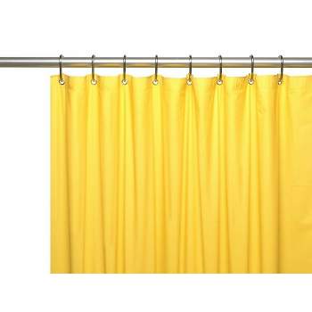Kate Aurora Hotel Heavy Duty 10 Gauge Vinyl Shower Curtain Liners - Neon Yellow 72" x 72" Standard Shower Curtain LIner