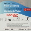 Con-Tact® Brand Clear Vinyl Covering, Deluxe, 54" x 9' - 2 of 3