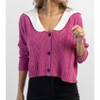 Women's HARPER SCALLOPED COLLAR SWEATER - &merci - image 3 of 4